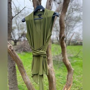 Grace Dane Lewis Olive Green Top